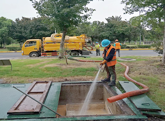 秀屿化油池清理